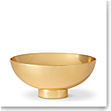 Aerin Sintra Footed Bowl, Small, Gold
