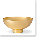 Aerin Sintra Footed Bowl, Medium, Gold