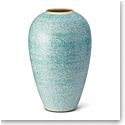 Aerin 14" Calinda Tapered Vase, Blue Grotto