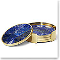 Aerin Lucas Mosaic Coaster Set of 4, Lapis Lazuli
