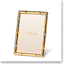 Aerin Ava Bamboo Frame, 4 x 6", Gold