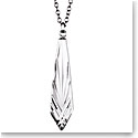 Cashs Ireland, Crystal Annestown Icicle Sterling Silver Pendant Necklace