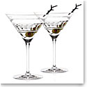 Cashs Ireland Dunloe Martini Glass, Pair