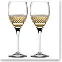 Cashs Ireland Cooper White Wine Glass, Pair