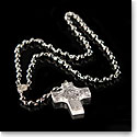 Cashs Ireland Rosary with St. Patricks Cross, Grey Beads