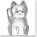 Baccarat Crystal, Lucky Cat, Clear