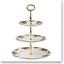 Royal Albert China Old Country Roses Three Tiered Cake Stand