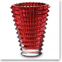 Baccarat Crystal, Eye 6" Vase, Red