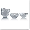 Baccarat Crystal, Arabesque Small Crystal Bowls, Set of Six
