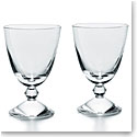 Baccarat Crystal Vega Clear Water Glass Pair
