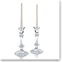 Baccarat Harcourt 9" Candlesticks, Pair