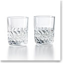 Baccarat Crystal Manhattan Shot Glass Tumbler #7, Set of 2