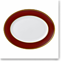 Wedgwood Renaissance Red Oval Platter 13.8"