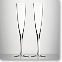 Waterford Crystal, Elegance Trumpet Champagne Toasting Flutes, Pair