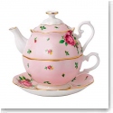 Royal Albert China New Country Roses Pink Tea Party For One