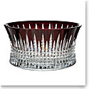 Waterford Lismore Diamond Red 10" Crystal Bowl
