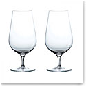 Wedgwood Globe Crystal Iced Beverage Glasses, Pair