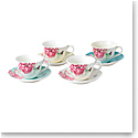 Royal Albert Everyday Friendship Teacup and Saucer Set Of 4