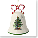 Spode 2023 Christmas Tree Candy Cane Bell Ornament