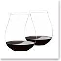 Riedel O Big O Pinot Noir Stemless Wine Glasses, Pair