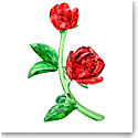 Swarovski Crystal Paradise Red Rose