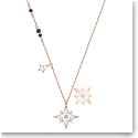 Swarovski Crystal and Rose Gold Symbolic Star Pendant Necklace