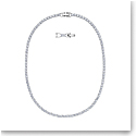 Swarovski Tennis Deluxe Necklace, White, Rhodium