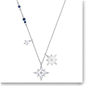 Swarovski Crystal and Rhodium Symbolic Star Pendant Necklace.