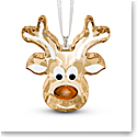 Swarovski 2022 Gingerbread Reindeer Ornament