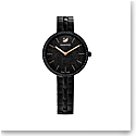 Swarovski Cosmopolitan Watch, Metal Bracelet, Black, Black