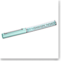 Swarovski Crystalline Gloss Ballpoint Pen, Green, Chrome Plated