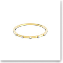 Swarovski Thrilling Bangle Bracelet, White, Gold-Tone Plated S