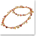 Swarovski Gema Necklace, Extra Long, Multicolored, Gold-Tone Plated
