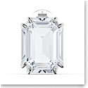 Swarovski Mesmera Clip Earring Single, Octagon Cut Crystal, White, Rhodium Plated