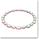 Swarovski Orbita Necklace, Mixed Cut Crystals, Multicolored, Rhodium Plated