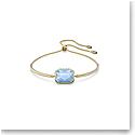 Swarovski Orbita Bracelet, Octagon Cut Crystal, Multicolored, Gold-Tone Plated