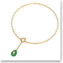 Swarovski Numina Pendant, Green, Gold-Tone Plated