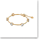 Swarovski Constella Bracelet, White, Gold-tone Plated