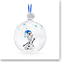 Swarovski 2022 Frozen Ball Ornament Olaf
