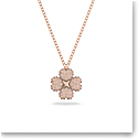 Swarovski Latisha Pendant, Flower, Pink, Rose-Gold Tone Plated