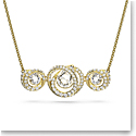Swarovski Generation Necklace, White, Gold-Tone Plated
