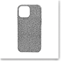 Swarovski High Smartphone Case, iPhone 13 Pro Max, Silver Tone