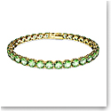 Swarovski Jewelry Bracelet Matrix, Green, Gold M