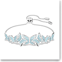 Swarovski Jewelry Bracelet Lilia, Soft Blue, Rhodium M