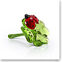 Swarovski Idyllia Ladybug and Four Leaf Clover