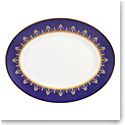 Wedgwood Anthemion Blue Oval Platter 13.75"