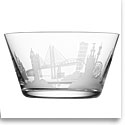 Orrefors Crystal, 5.12" Sweden Cities Crystal Bowl