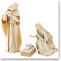 Lenox Christmas First Blessing Nativity The Holy Family 3 Piece Set
