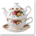 Royal Albert China Old Country Roses Tea For One