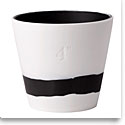Wedgwood Jasperware Burlington Pot 4", Black and White